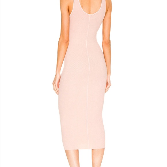 Enza Costa Silk Rib Tank MIDI Dress Sz XS - Picture 3 of 5